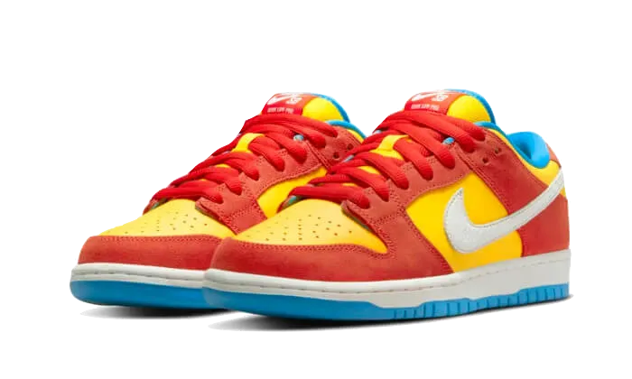 Tailored grip Nike SB Dunk Low Pro Habanero Red (Bart Simpson)