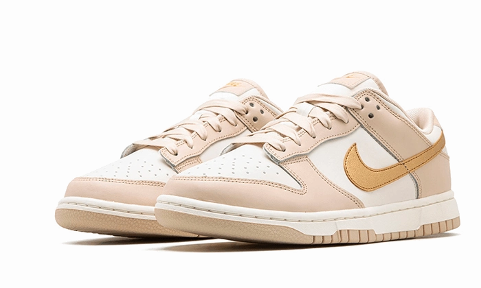 Nike Dunk Low Phantom Metallic Gold Reactive Cushioning TPUOutsole