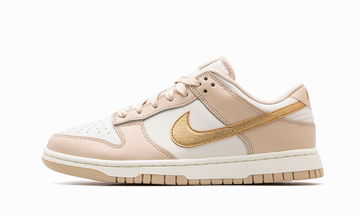 Nike Dunk Low Phantom Metallic Gold Athletic materials Sleek Wear