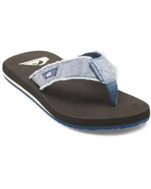 Monkey Abyss Flip Flops in Blue 6