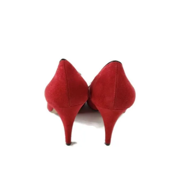 MOSCHINO VINTAGE PEEP TOE PUMPS