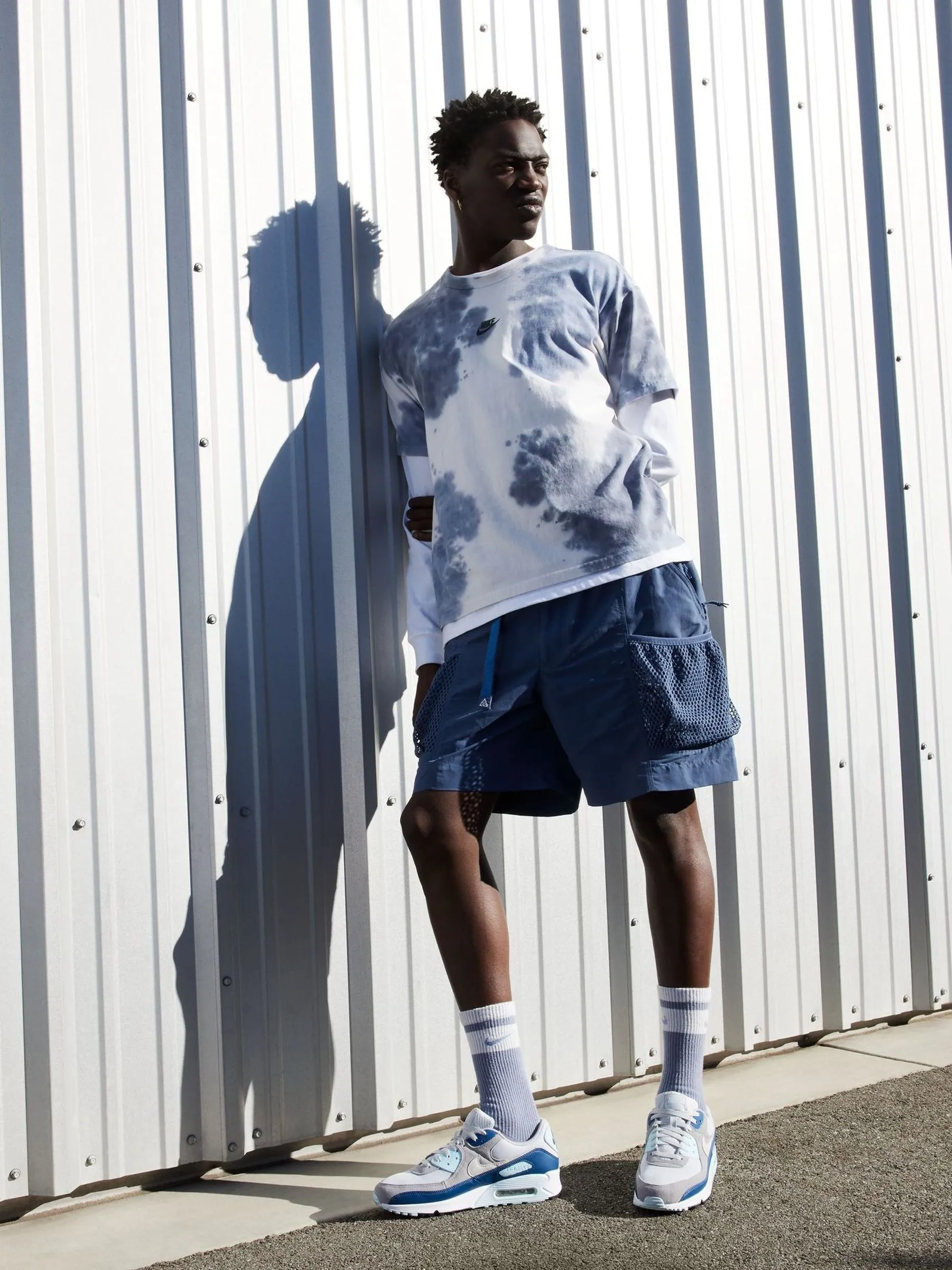 Torsion Stability Cushion Footbed Nike Air Max 90 Pure platinum/white/court blue