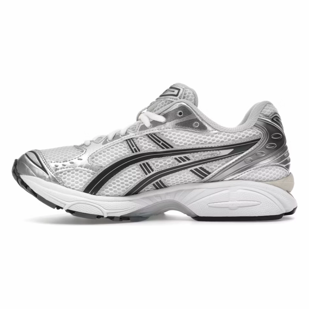 ASICS Gel-Kayano 14 White Graphite Grey Lightweight Flexibility Flexible