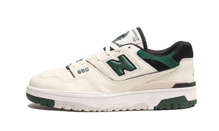 Sporty arch Comfort Midsoles New Balance 550 Sea Salt Pine Green