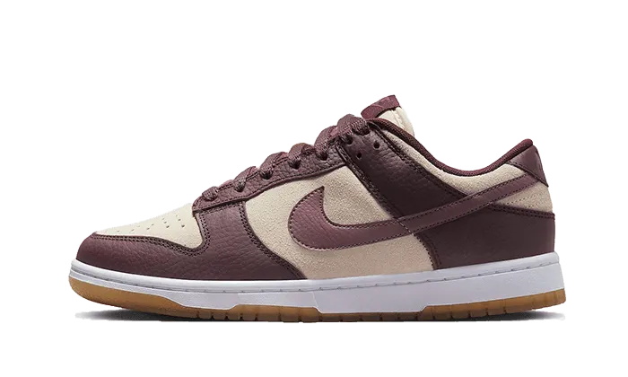 Dunk Low Plum Eclipse running on concrete Comfort Boost