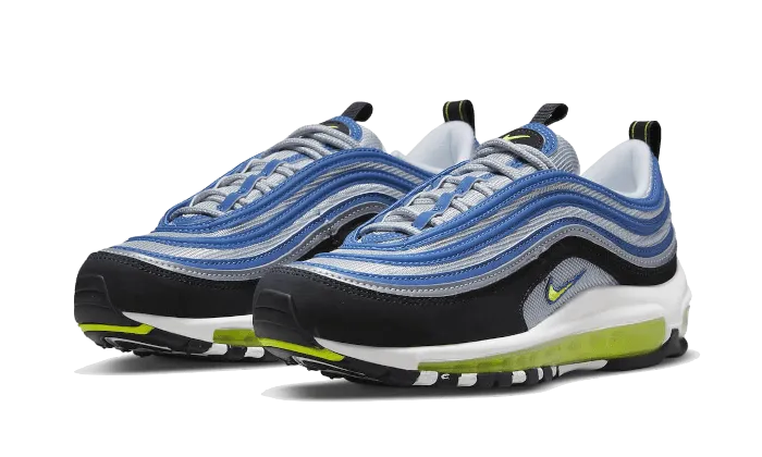 Responsive Footbed Nike Air Max 97 OG Atlantic Blue Voltage Yellow