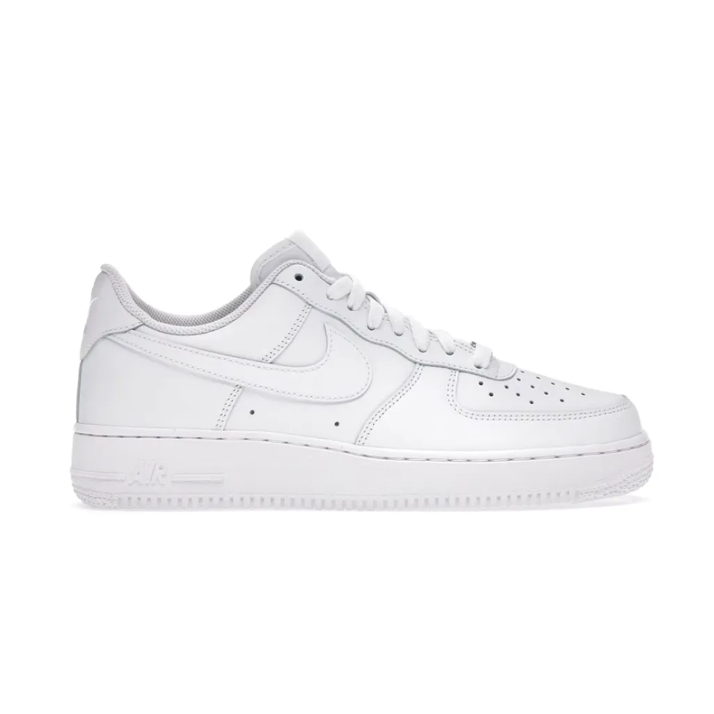 engraved - finish - design shoes runner Nike Air Force 1 Low '07 White