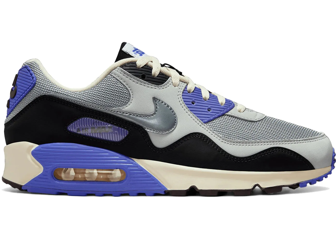 Balanced Rubber Traction Pattern Nike Air Max 90 SP Patta Waves Sapphire