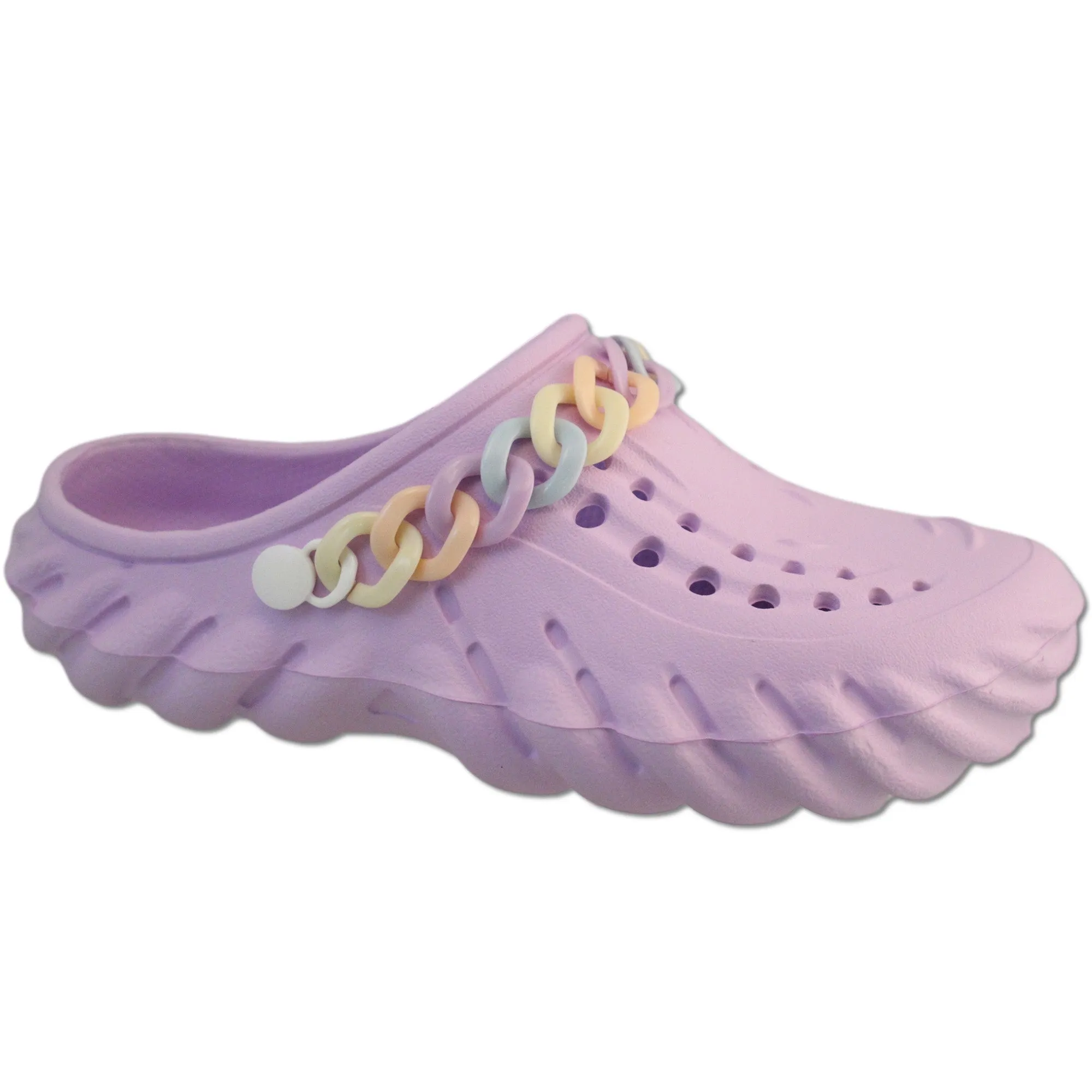 mySTYLE Women's Chain Fashion Clogs