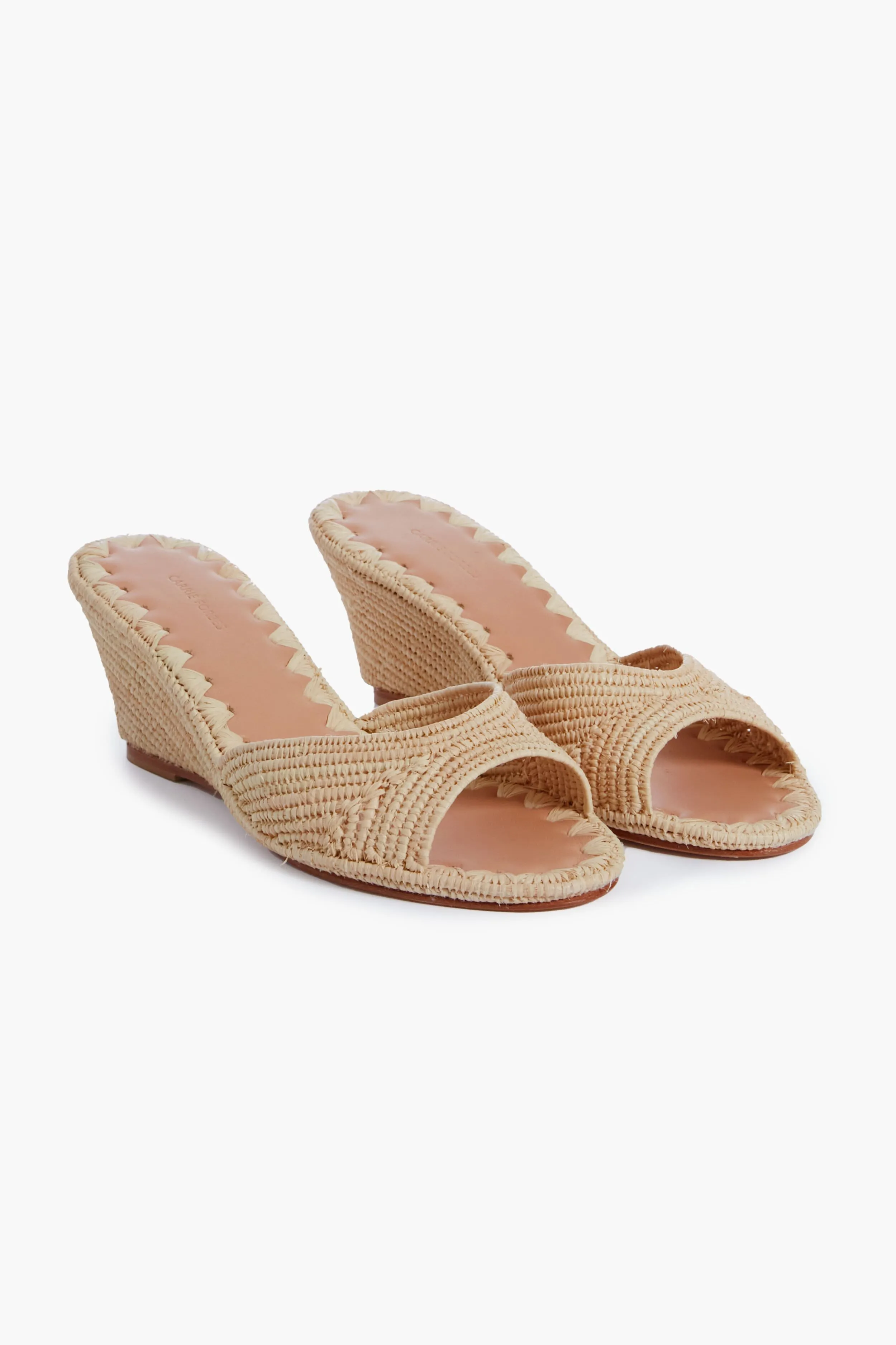 Natural Raffia Nador Heels