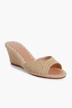 Natural Raffia Nador Heels