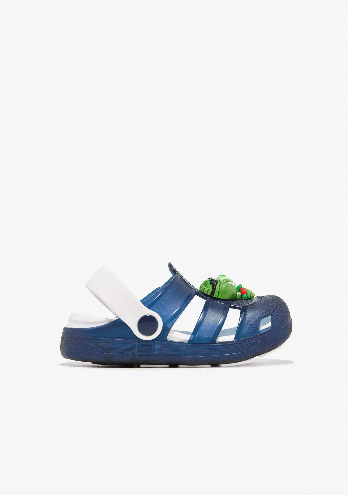 Navy With Lights Clogs