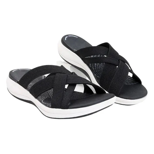 NEW Retails $67, Stefna | Orthopedic Sandals, Black, Sz 8
