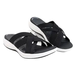 NEW Retails $67, Stefna | Orthopedic Sandals, Black, Sz 8