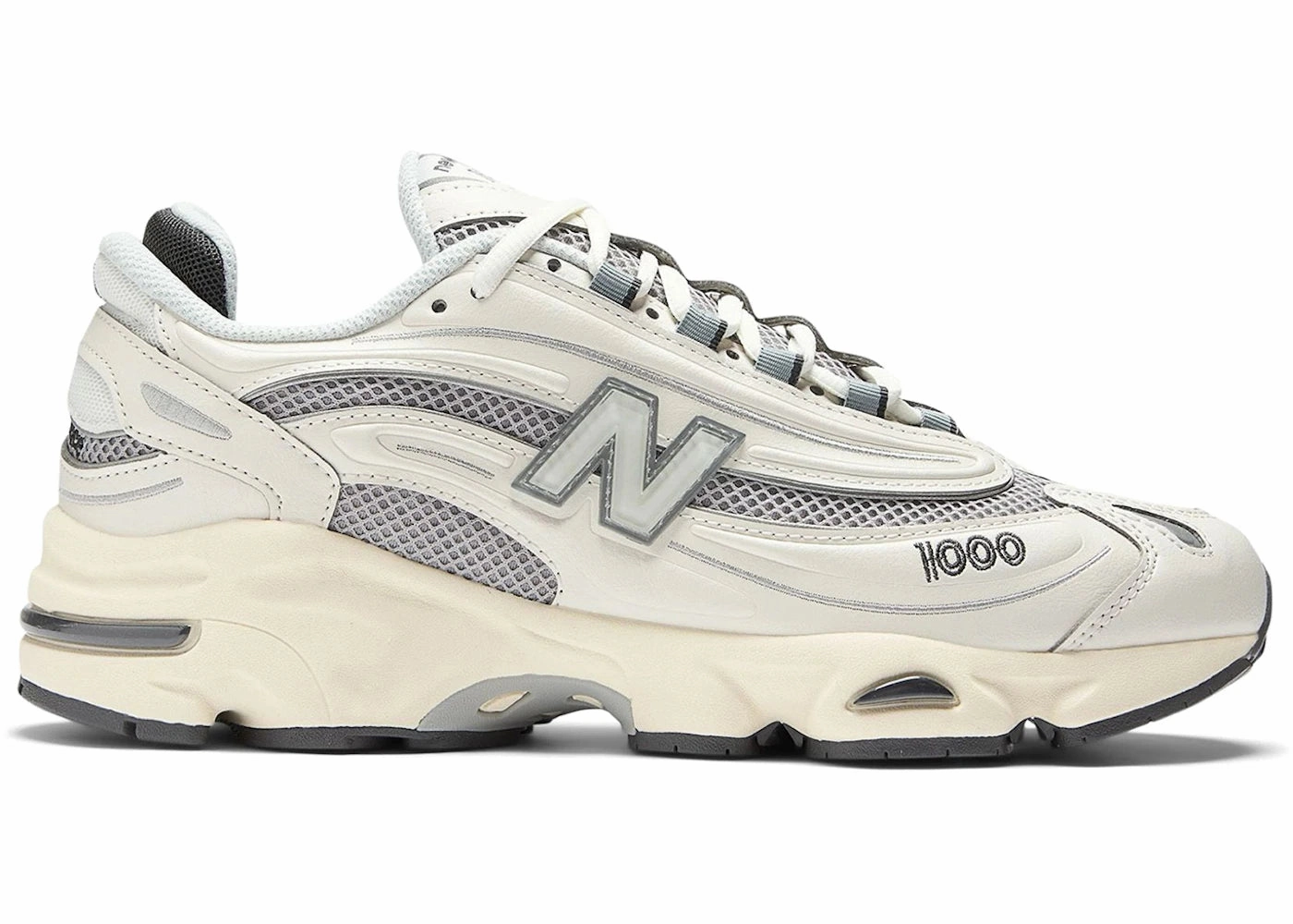 On Foot Impact Safe New Balance 1000 Sea Salt Grey