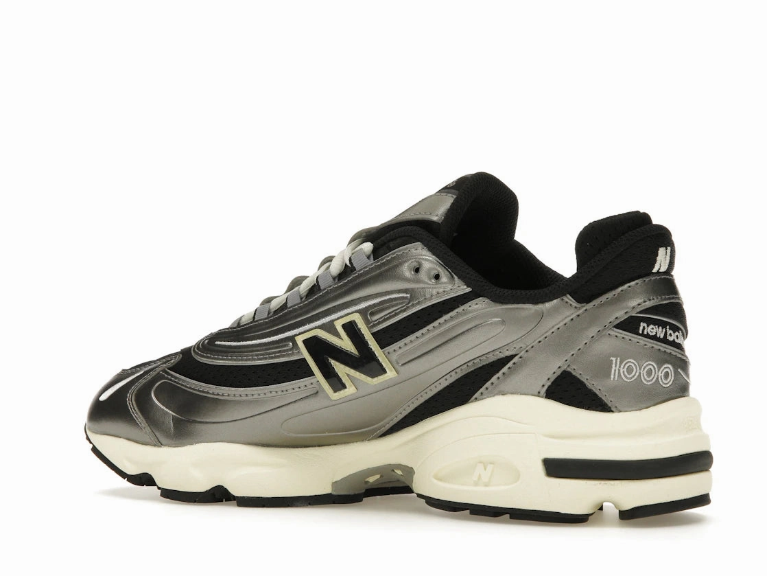 New Balance 1000 Silver Metallic Fitted touch Durable Tread Pattern