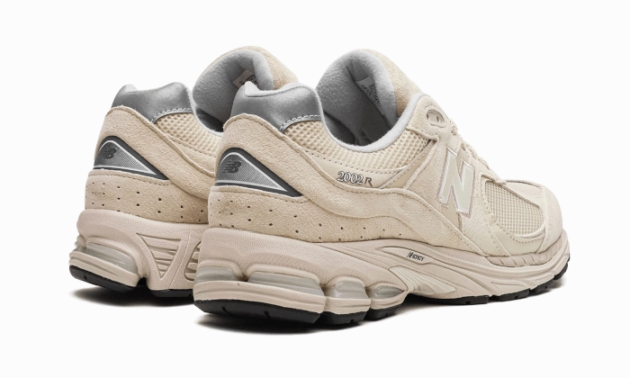 Stretch Woven Collar Go Further New Balance 2002R Light Bone Aluminium