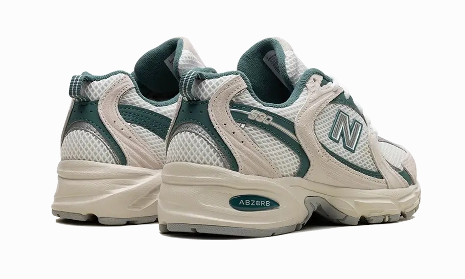 New Balance 530 Beige Green Elastic Straps Zonal Flexibility