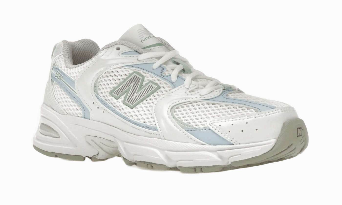 Eco Wear New Balance 530 White Light Chrome Blue Clay Ash