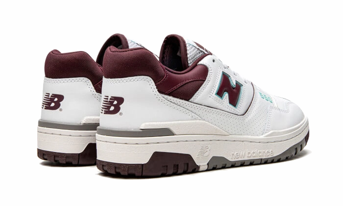 New Balance 550 Burgundy Cyan Durable Style
