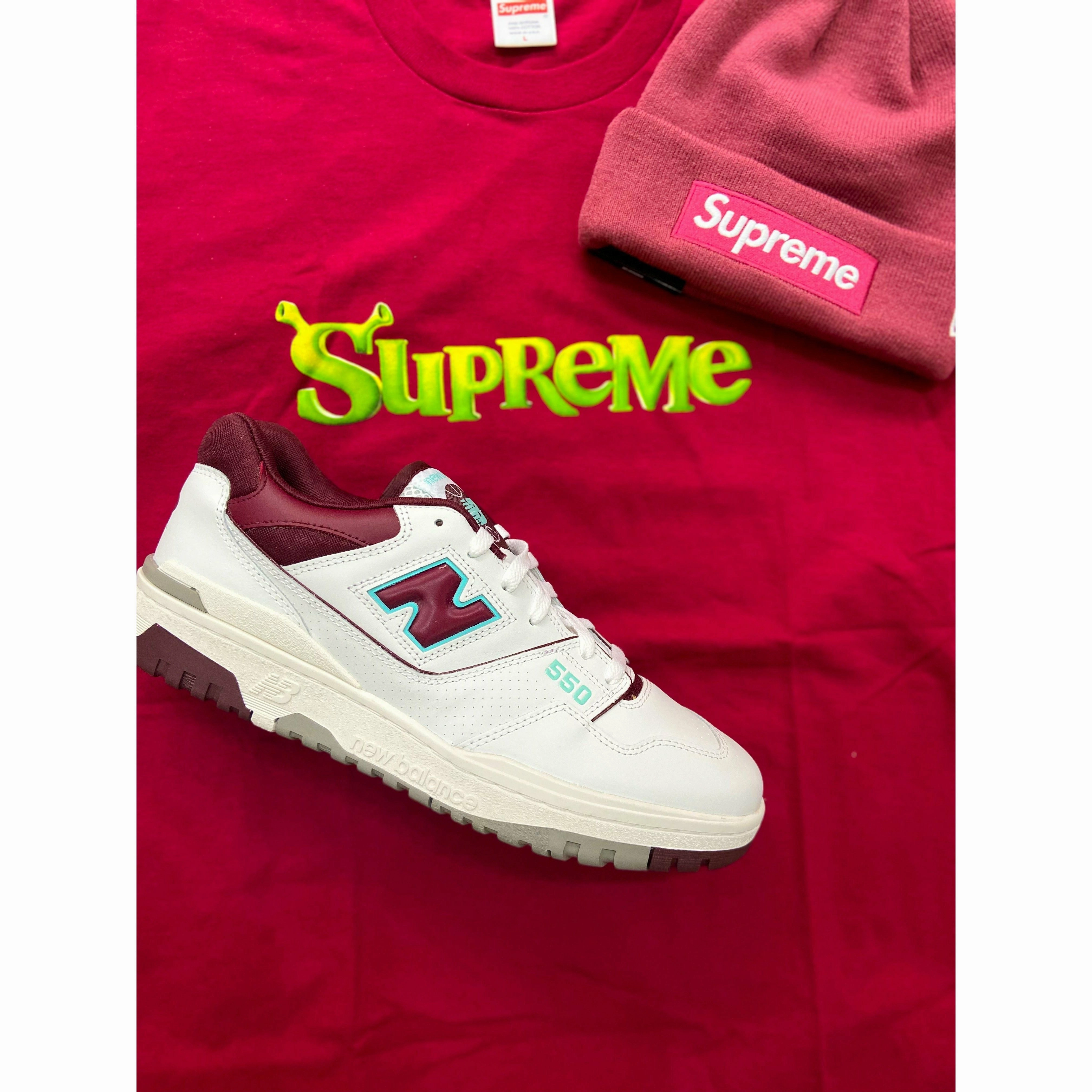 New Balance 550 Burgundy Cyan Urban Comfort