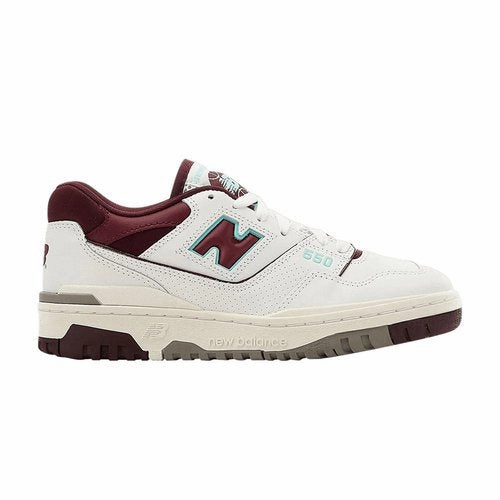 New Balance 550 Burgundy Cyan Aramid Fiber Reinforcement