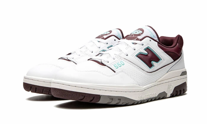New Balance 550 Burgundy Cyan Classic Base City Hustler