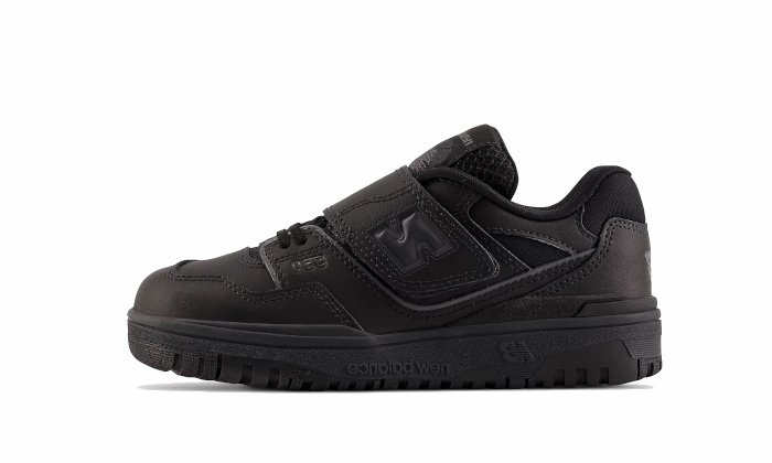 New Balance 550 Strap Triple Black Enfant (PS) Quick Walk Bacterial Inhibition