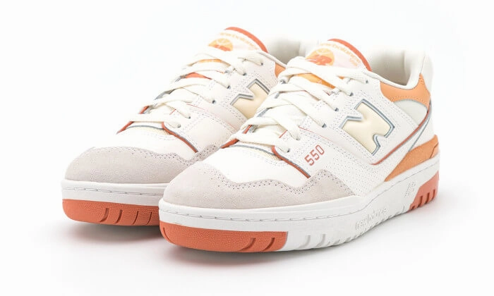 New Balance 550 White Au Lait Stylish Support