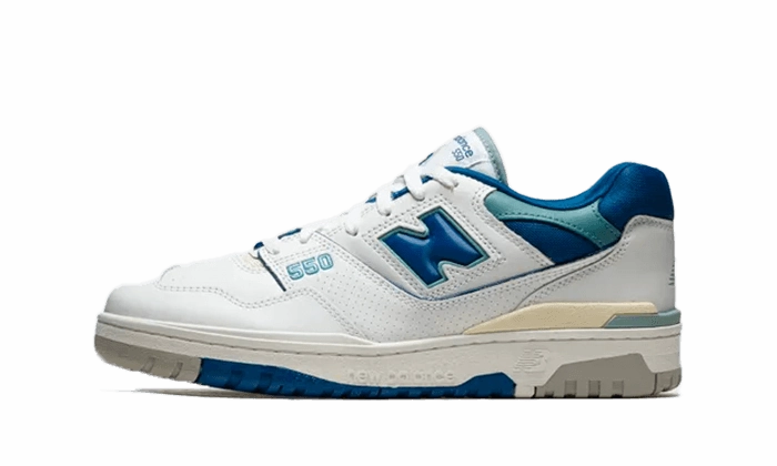 New Balance 550 White Blue Groove Foot Contouring Comfortable Upper