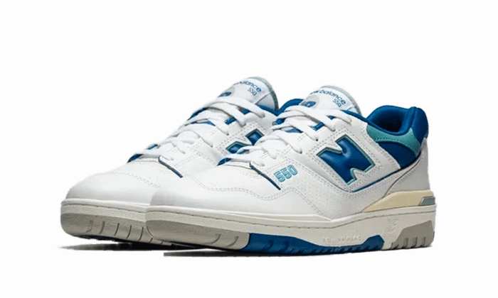 Stitchless Seams New Balance 550 White Blue Groove