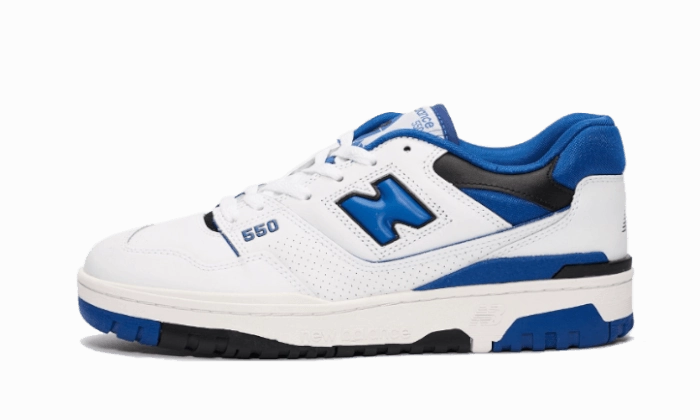 Custom Fit New Balance 550 White Blue