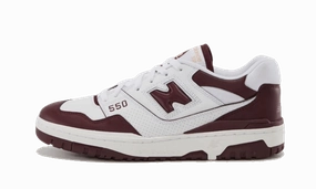 Athletic Design Foot Ease New Balance 550 White Burgundy