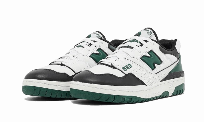 Energy Returning Midsole Shock   Absorbing Midsole New Balance 550 White Green Black