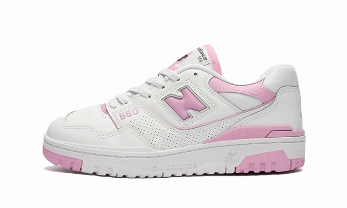 Comfortable Sole New Balance 550 White Pink