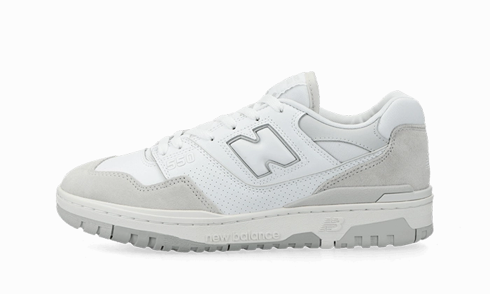 New Balance 550 White Summer Fog Memory Foam Footbed Ventilation Mesh