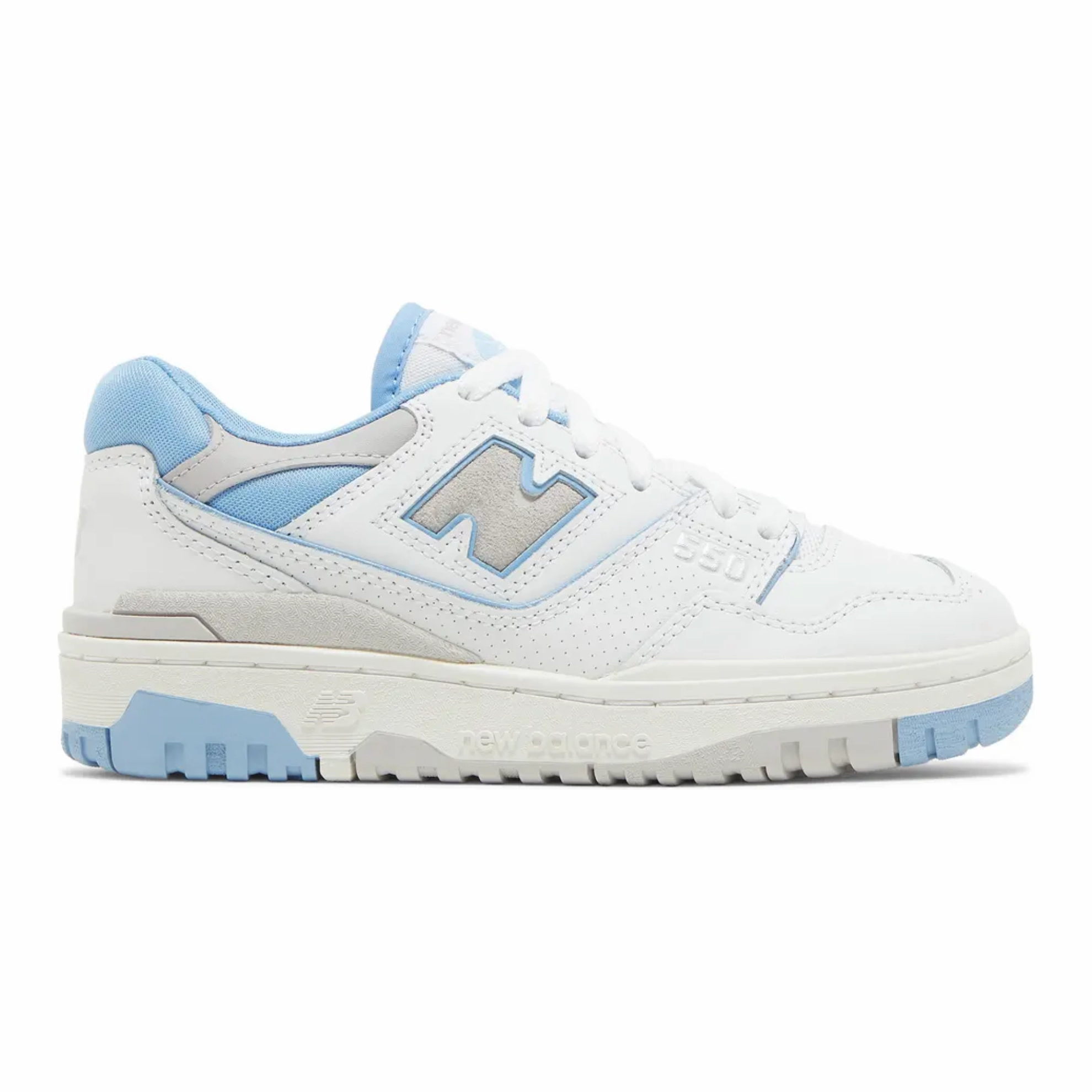 New Balance 550 White University Blue (W) Motion Day Dynamic Traction Pattern