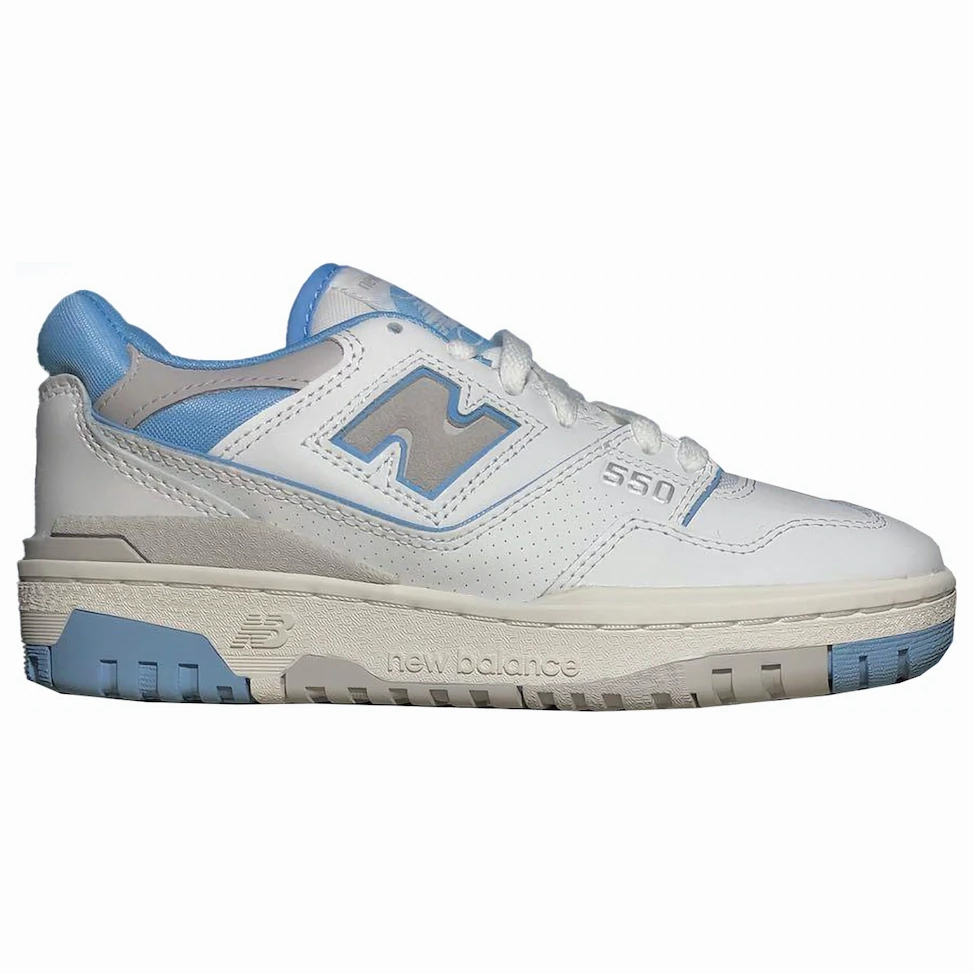 Supportive Feel New Balance 550 White University Blue (W)