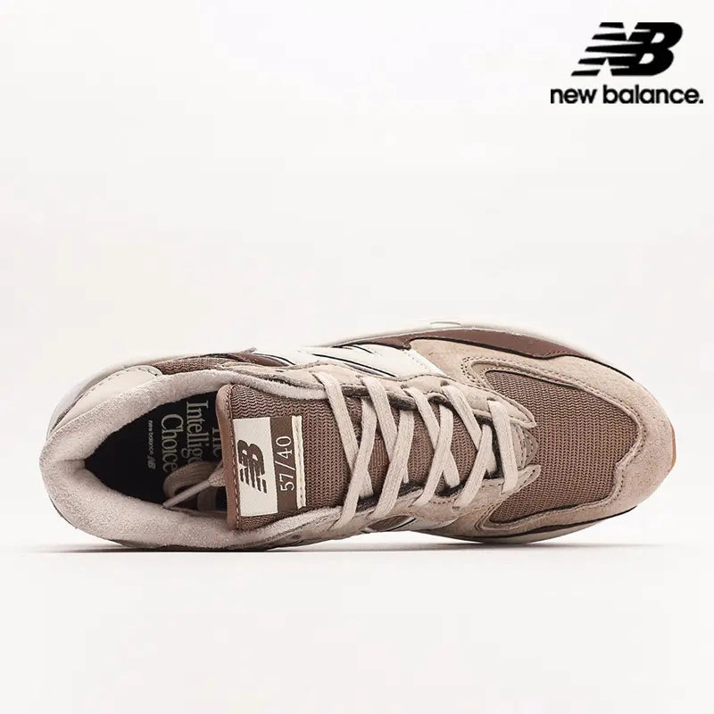 Retro-inspired cushioning New Balance 57/40 Mushroom Black Coffee