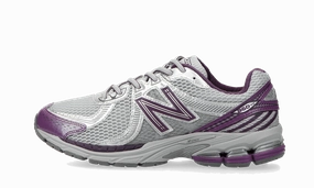 New Balance 860 V2 Grey Purple Durable Rubber Compound Quick Stride