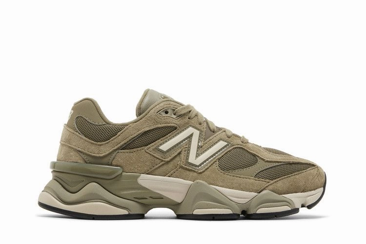 Mid Top Style Anti   Static New Balance 9060 Covert Green Dark Stoneware