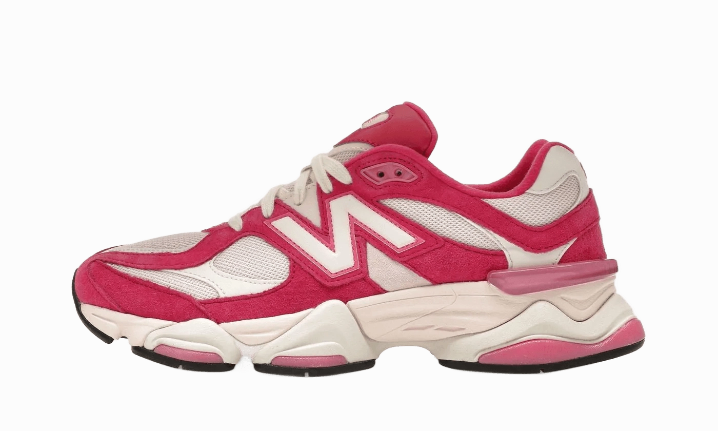 New Balance 9060 Fuchsia Pink Steady Steps Stretchable Collar