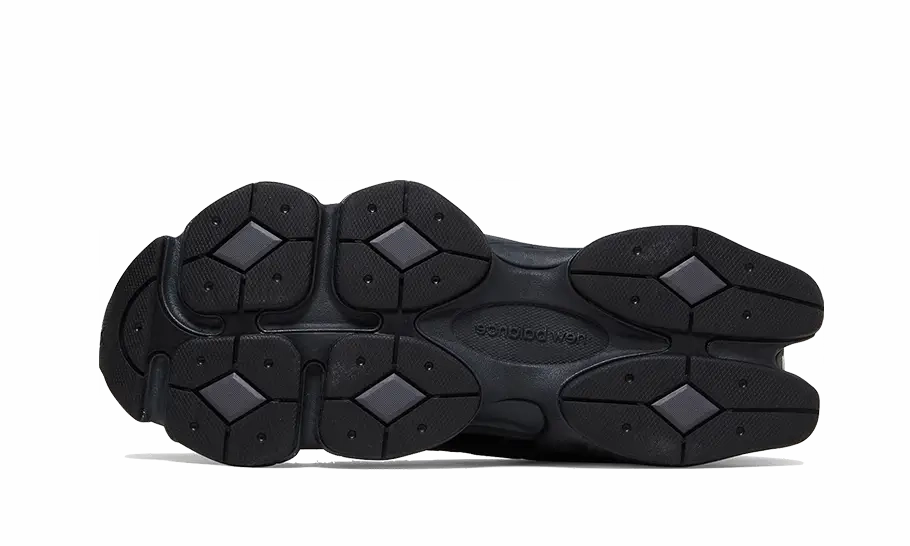 New Balance 9060 Triple Black Leather Sleek Look High impact