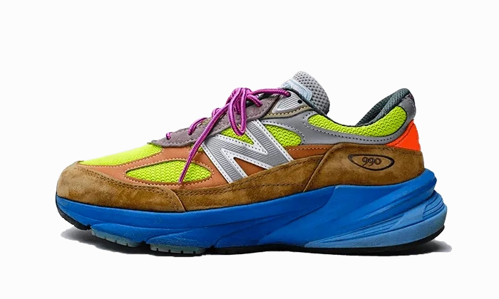 New Balance 990 V6 Action Bronson Baklava Shock   Absorbing Midsole Torsional Stability Plate