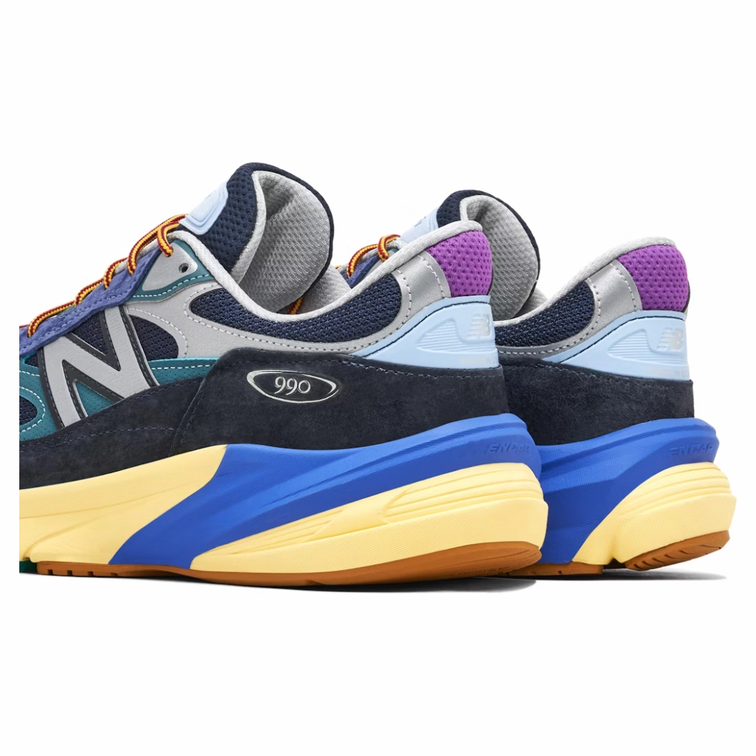 New Balance 990v6 MiUSA Action Bronson Lapis Lazuli Ergonomic Footbed Shock absorption