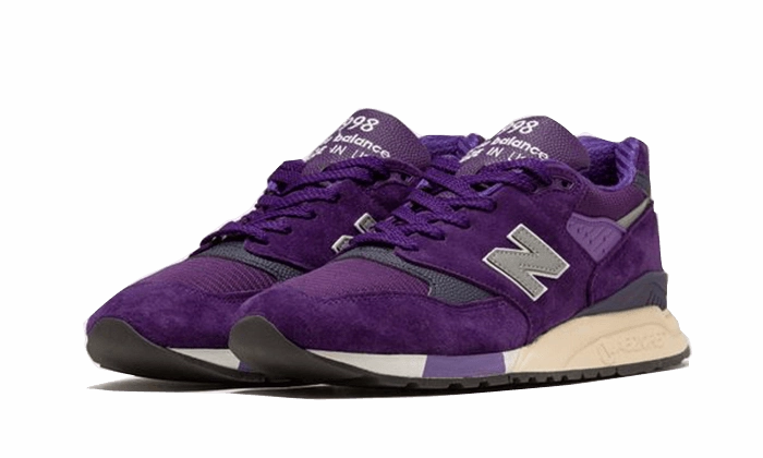 New Balance 998 Made In USA Plum Purple EasyClean All Day Comfort Design