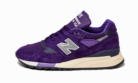 New Balance 998 Made In USA Plum Purple Microfiber Layer Performance