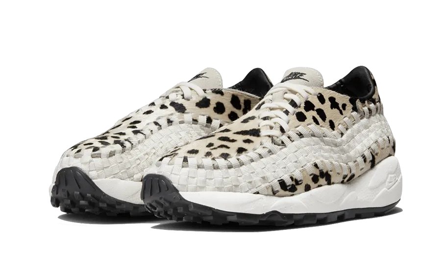 Flexible Construction Thermoregulating Lining Nike Air Footscape Woven PRM White Cow Print