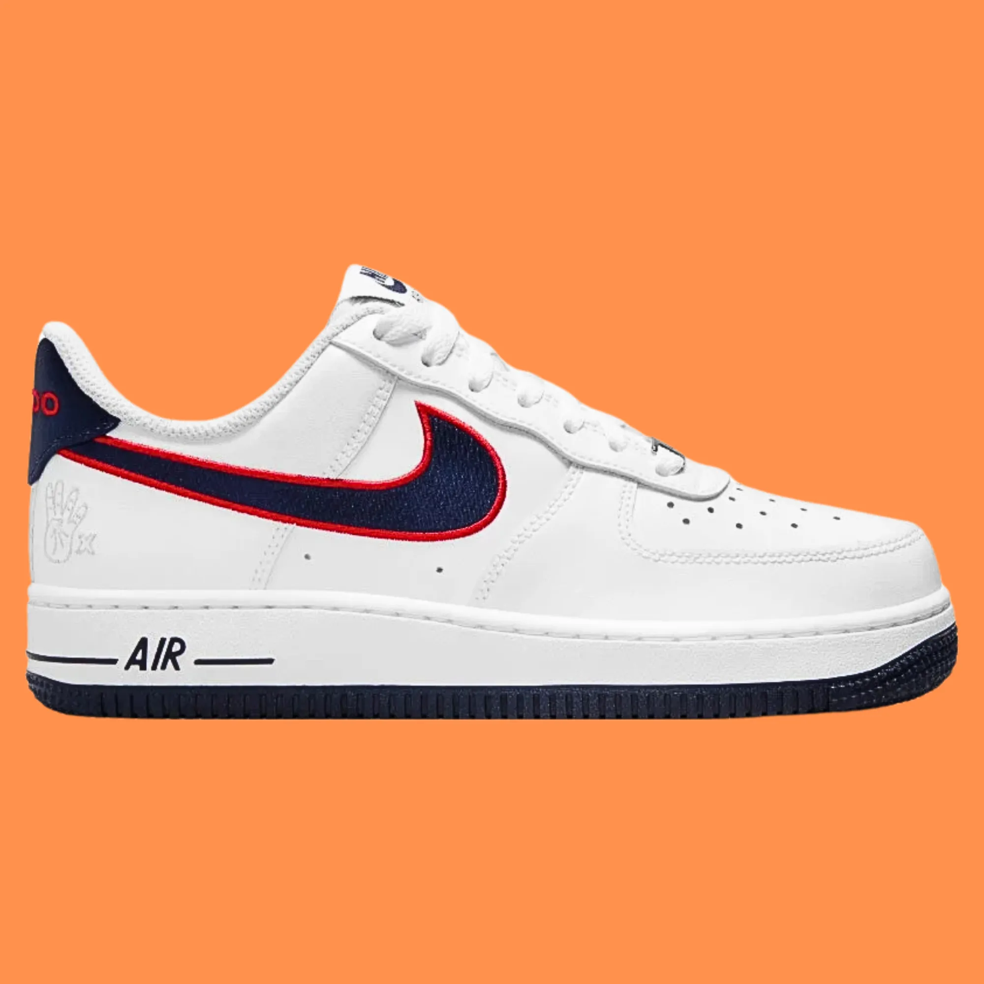 Nike Air Force 1 '07 Houston Comets Four Peat W Stitch Down Construction