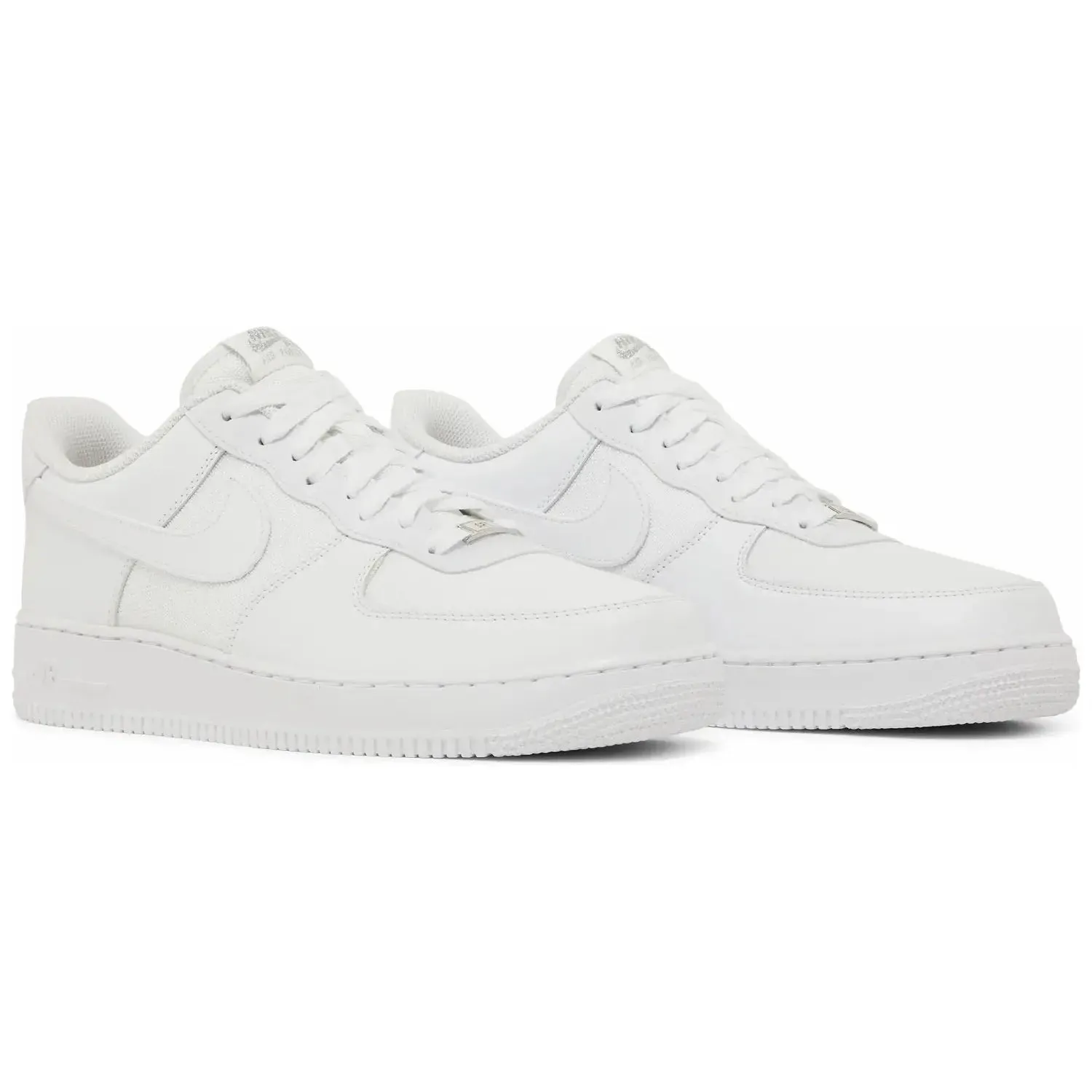 Nike Air Force 1 '07 LV8 'White Metallic Silver Competitive - running Hot weather run
